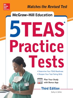 cover image of McGraw-Hill Education 5 TEAS Practice Tests